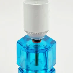 Outlet Pamono Mid-Century Glass and Brass Table Lamp attributed to Carl Fagerlund for Orrefors, Sweden, 1960s