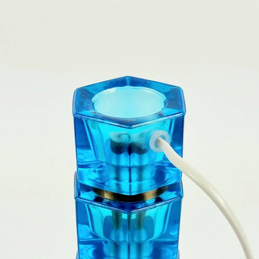 Outlet Pamono Mid-Century Glass and Brass Table Lamp attributed to Carl Fagerlund for Orrefors, Sweden, 1960s