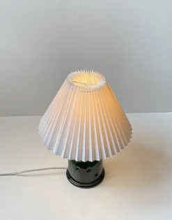 Outlet Pamono Mid-Century Green Glass Meteor Table Lamp by Michael Bang for Holmegaard, 1970s