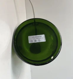 Outlet Pamono Mid-Century Green Glass Meteor Table Lamp by Michael Bang for Holmegaard, 1970s