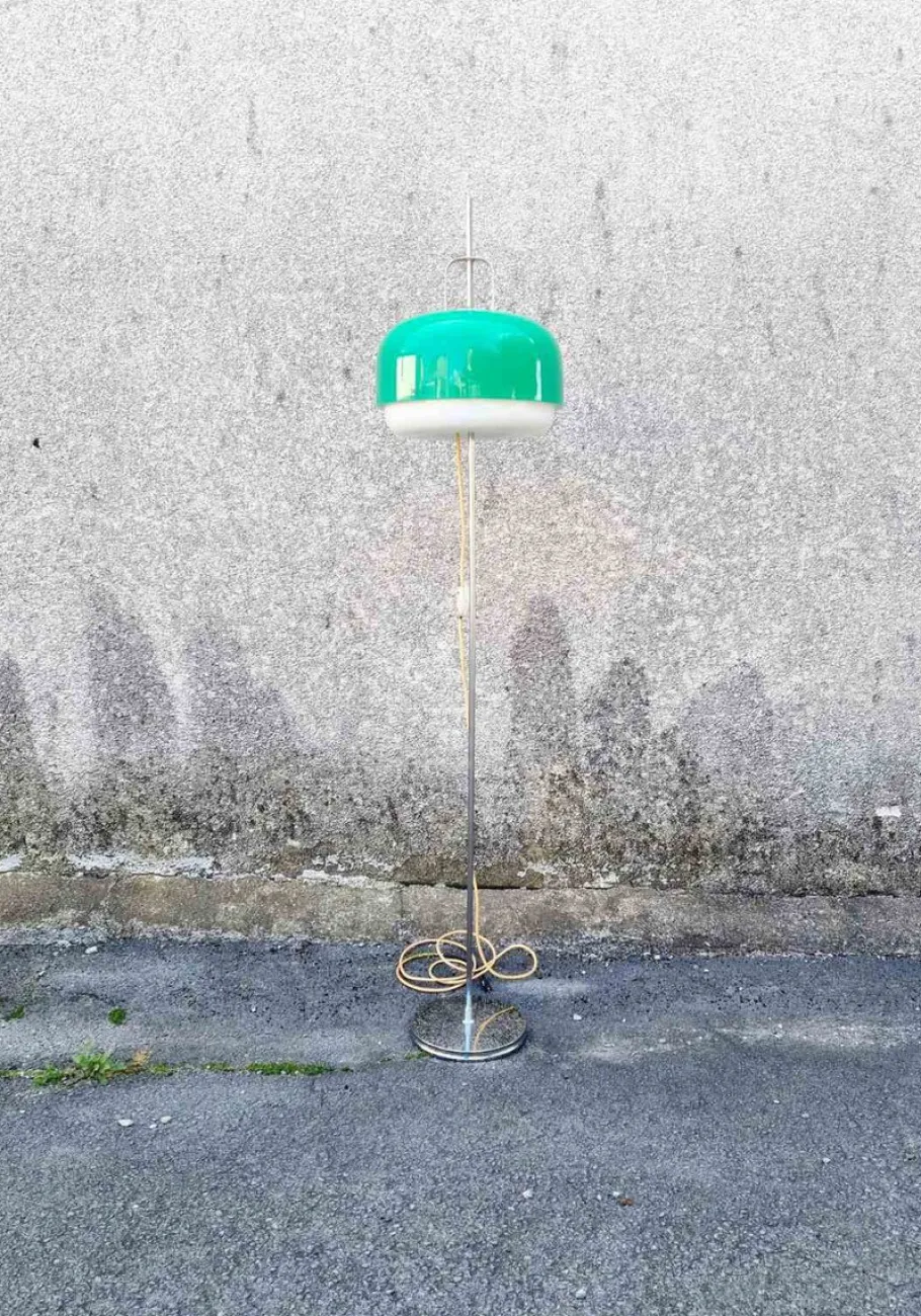 Discount Pamono Mid-Century Green Medusa Floor Lamp by Luigi Massoni for Guzzini, Italy, 1970s