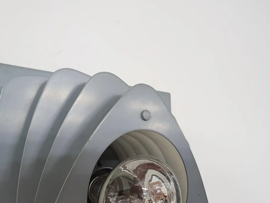 Clearance Pamono Mid-Century Grey Metal Wall Light, the Netherlands, 1960s