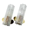 Sale Pamono Mid-Century Hand-Blown Glass and Brass Wall Sconces from Doria Leuchten, Germany, 1970s, Set of 2
