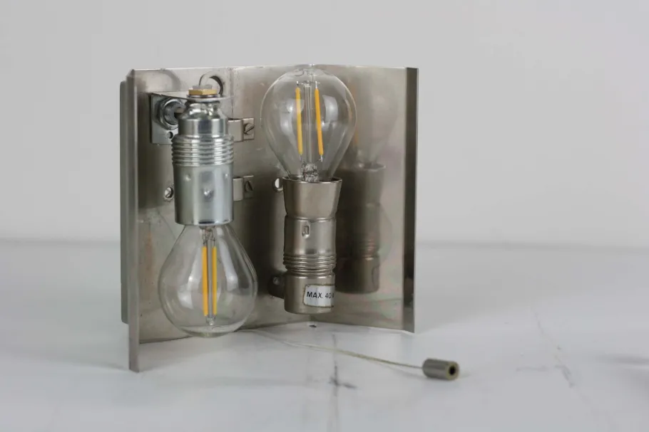 Clearance Pamono Mid-Century Ice Glass Wall Lights by J. T. Kalmar for Kalmar Franken KG, 1960s, Set of 2