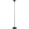 Sale Pamono Mid-Century Italian Black Aluminum Tulip Floor Lamp with Gold Finishes, 1970s