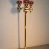 New Pamono Mid-Century Italian Brass Floor Lamp, 1950