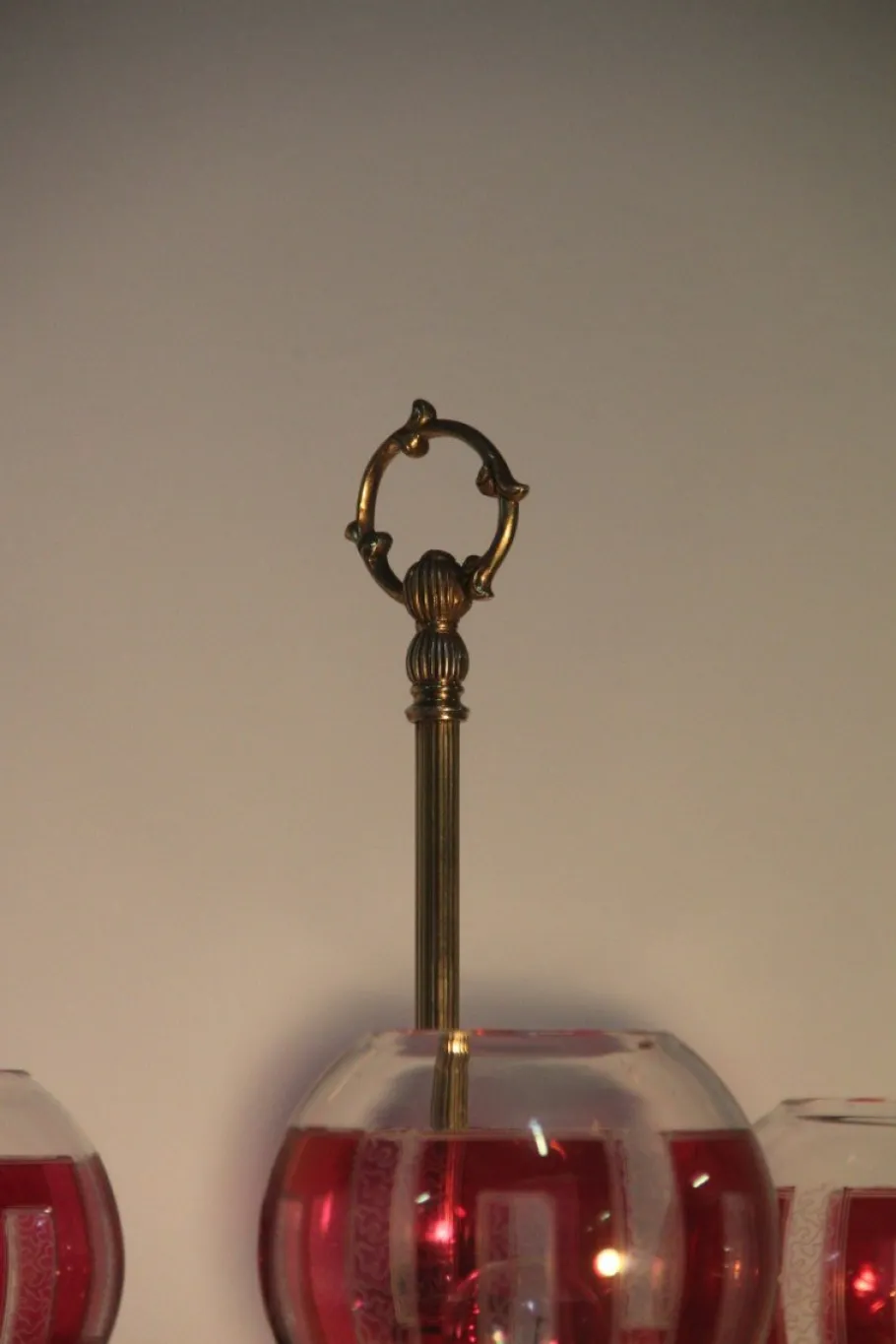 New Pamono Mid-Century Italian Brass Floor Lamp, 1950