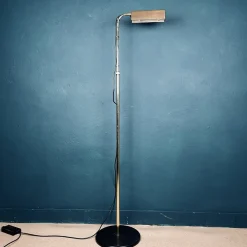 Discount Pamono Mid-Century Italian Brass Floor Lamp by Relux Milano, 1970s