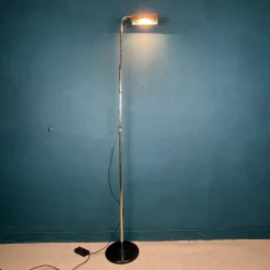 Discount Pamono Mid-Century Italian Brass Floor Lamp by Relux Milano, 1970s