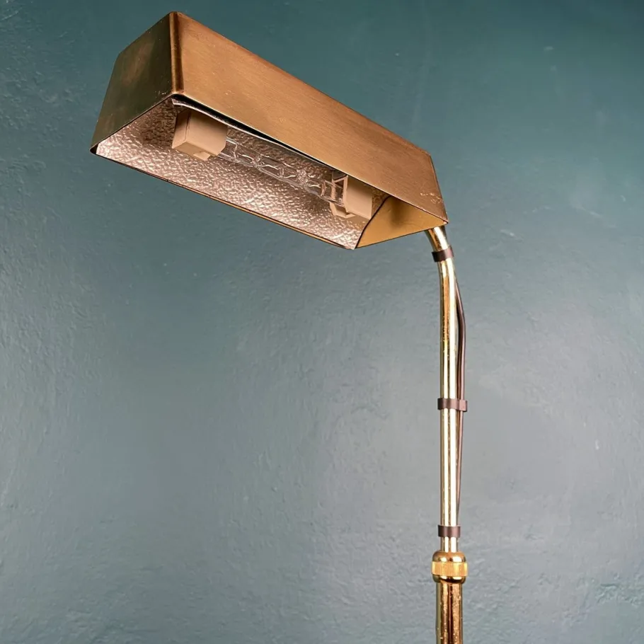 Discount Pamono Mid-Century Italian Brass Floor Lamp by Relux Milano, 1970s
