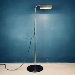 Discount Pamono Mid-Century Italian Brass Floor Lamp by Relux Milano, 1970s