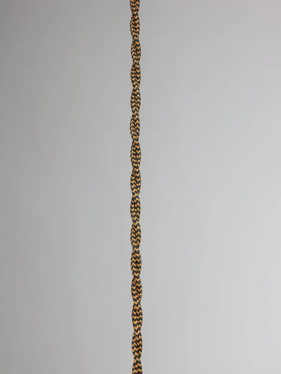 New Pamono Mid-Century Italian Brass and Opaline Pendant Lamp