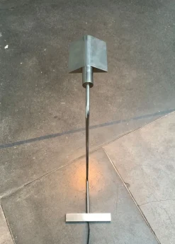 Pamono Mid-Century Italian Canasta Floor Lamp in the style of Cedric Hartman for Obor, Italy, 1960s