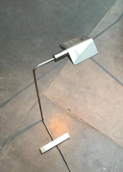 Pamono Mid-Century Italian Canasta Floor Lamp in the style of Cedric Hartman for Obor, Italy, 1960s