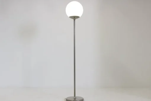 New Pamono Mid-Century Italian Floor Light with Globe Lamp, 1970s