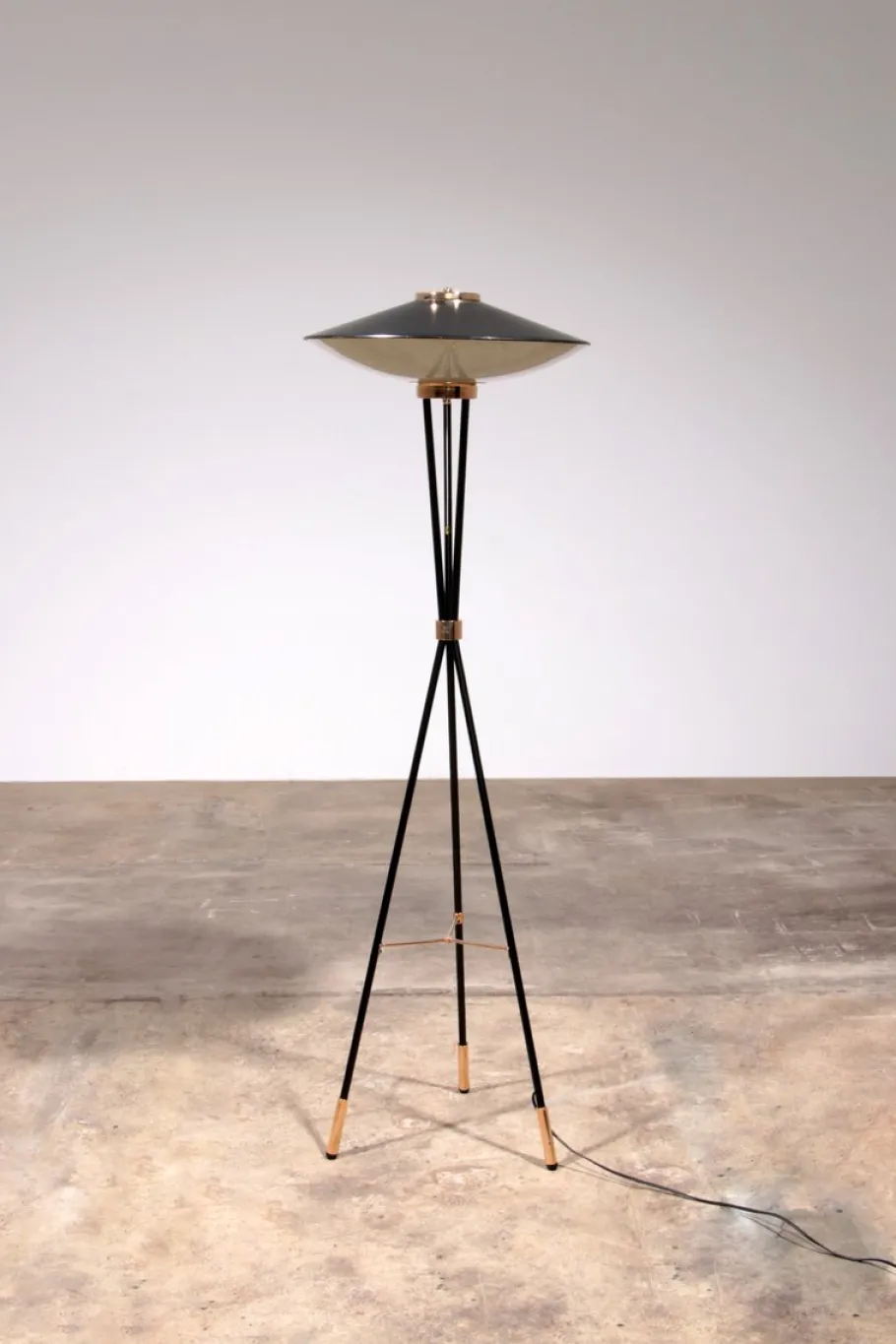 New Pamono Mid-Century Italian Floor Lamp from Stilnovo, 1950s