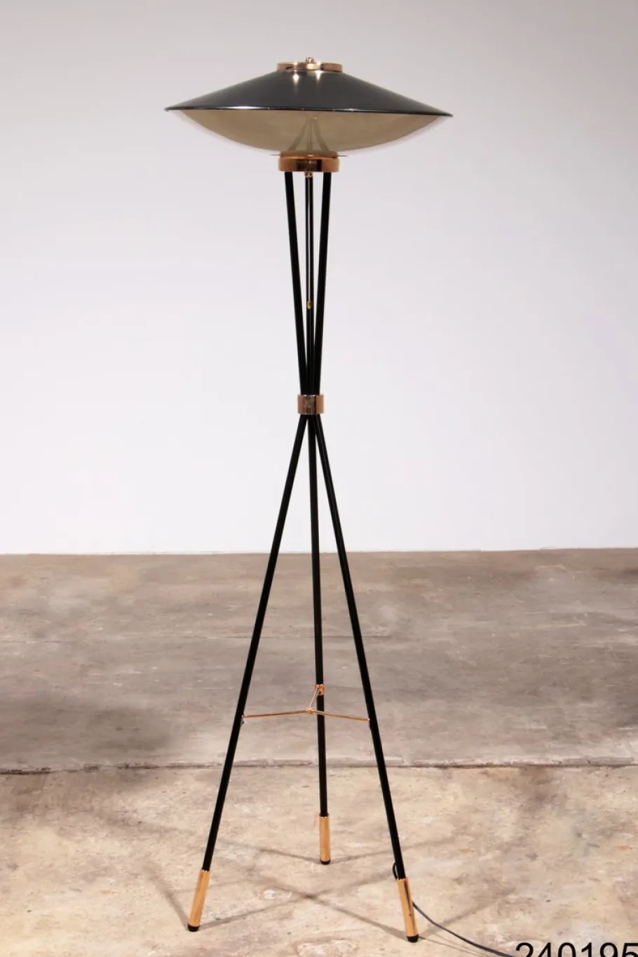 New Pamono Mid-Century Italian Floor Lamp from Stilnovo, 1950s