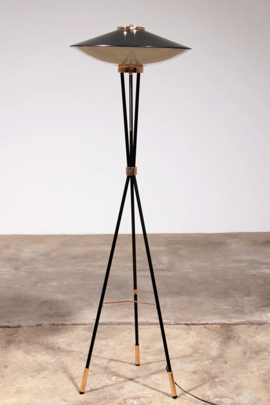 New Pamono Mid-Century Italian Floor Lamp from Stilnovo, 1950s
