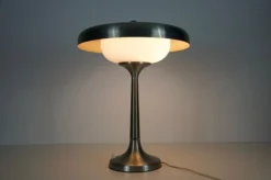 Outlet Pamono Mid-Century Italian Metal and Glass Table Lamp, 1960s