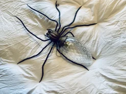 Discount Pamono Mid-Century Italian Modern Metal and Glass Spider Wall Lamp, 1950s