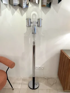 Discount Pamono Mid-Century Italian Modern Murano Glass Floor Lamp by Aldo Nason for Mazzega, 1970s