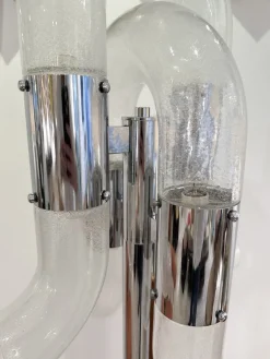 Discount Pamono Mid-Century Italian Modern Murano Glass Floor Lamp by Aldo Nason for Mazzega, 1970s