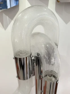 Discount Pamono Mid-Century Italian Modern Murano Glass Floor Lamp by Aldo Nason for Mazzega, 1970s