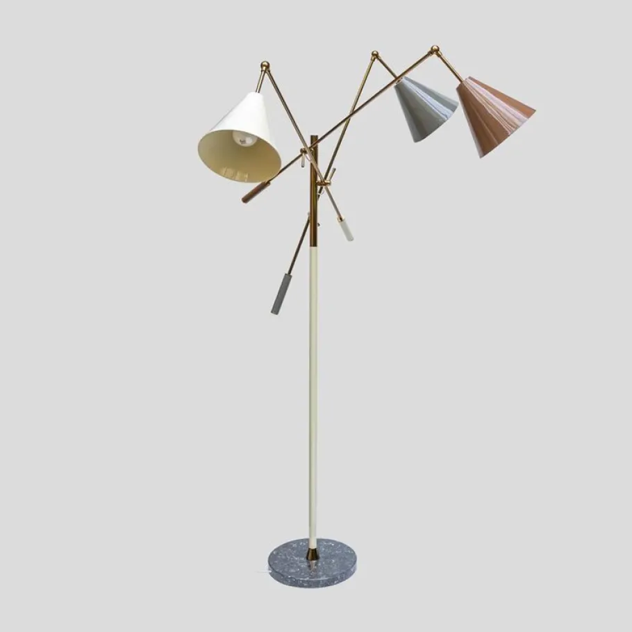 Discount Pamono Mid-Century Italian Multicolor Triennale Floor Lamp, 1950s