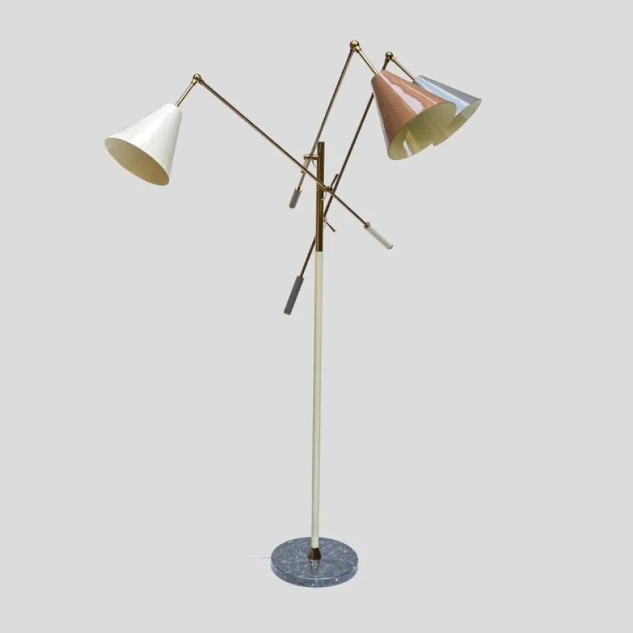 Discount Pamono Mid-Century Italian Multicolor Triennale Floor Lamp, 1950s
