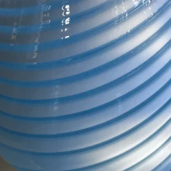 Best Pamono Mid-Century Italian Murano Glass Swirl Mushroom Table Lamp with Brass Base, 1970s