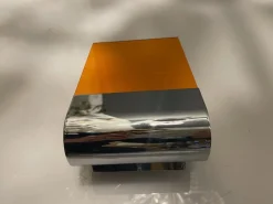 Discount Pamono Mid-Century Italian Orange Acrylic Glass Sconces, 1970s, Set of 2