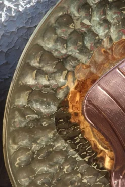 Discount Pamono Mid-Century Italian Round Wall Brass & Copper Sconces, 1970s, Set of 2