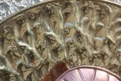 Discount Pamono Mid-Century Italian Round Wall Brass & Copper Sconces, 1970s, Set of 2