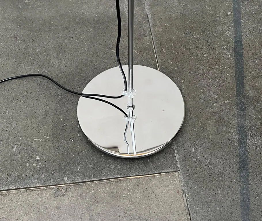 New Pamono Mid-Century Italian Space Age Yellow Lucerna Floor Lamp from Guzzini, 1960s