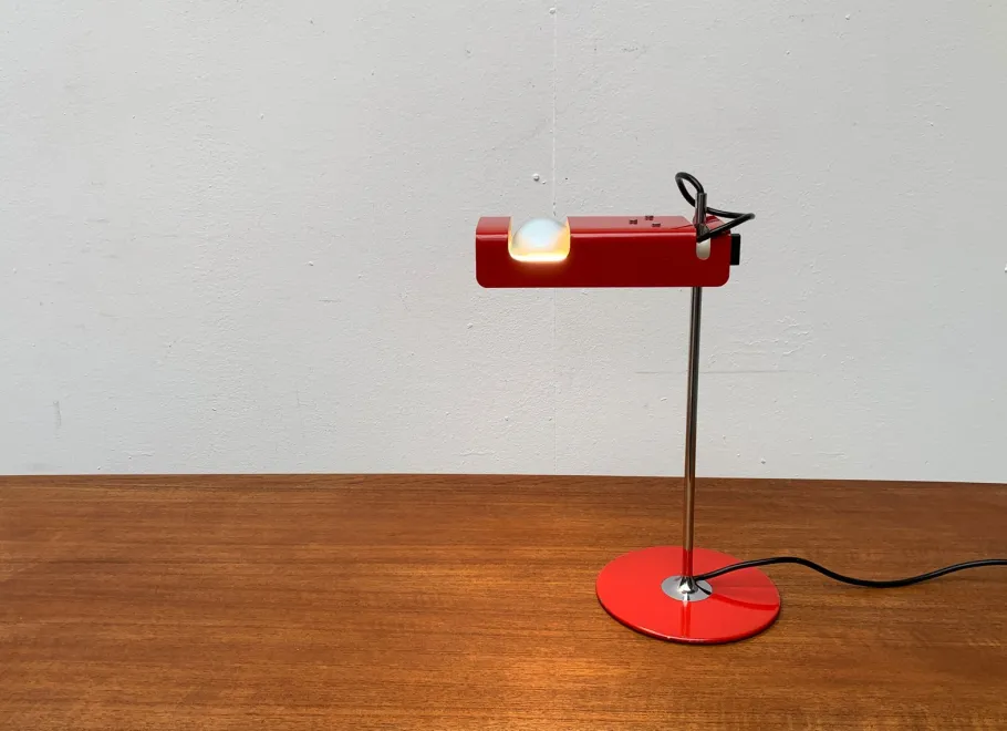 New Pamono Mid-Century Italian Spider 291 Table Lamp by Joe Colombo for Oluce, 1960s