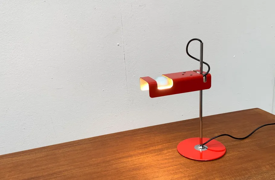 New Pamono Mid-Century Italian Spider 291 Table Lamp by Joe Colombo for Oluce, 1960s