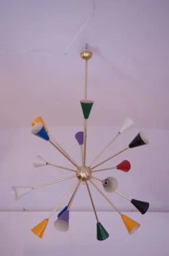 Hot Pamono Mid-Century Italian Sputnik Chandelier, 1958