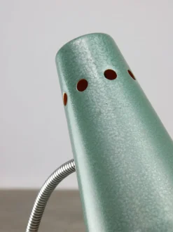 Discount Pamono Mid-Century Italian Table Lamp in Blue Metal