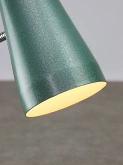 Discount Pamono Mid-Century Italian Table Lamp in Blue Metal