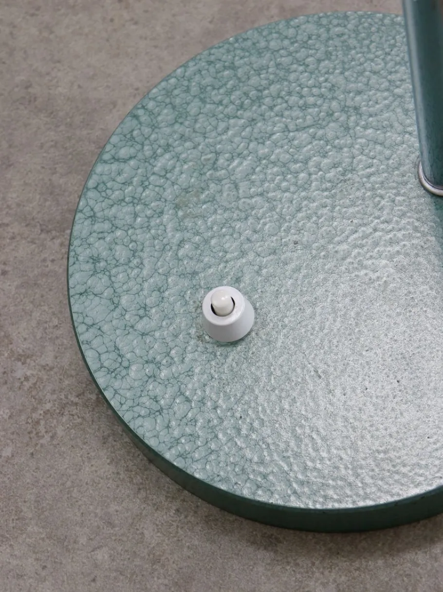 Discount Pamono Mid-Century Italian Table Lamp in Blue Metal