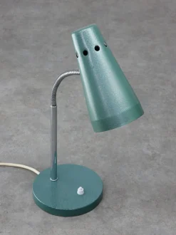 Discount Pamono Mid-Century Italian Table Lamp in Blue Metal