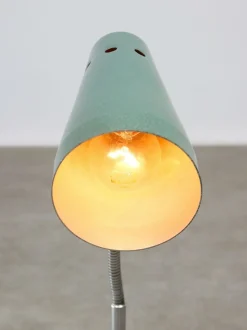 Discount Pamono Mid-Century Italian Table Lamp in Blue Metal