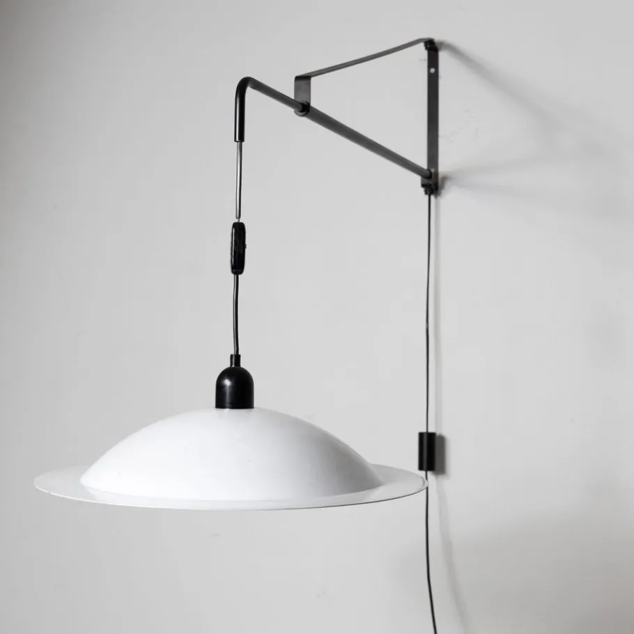 Discount Pamono Mid-Century Italian Wall Lamp Potence Counterweight from Stilnovo, 1970s