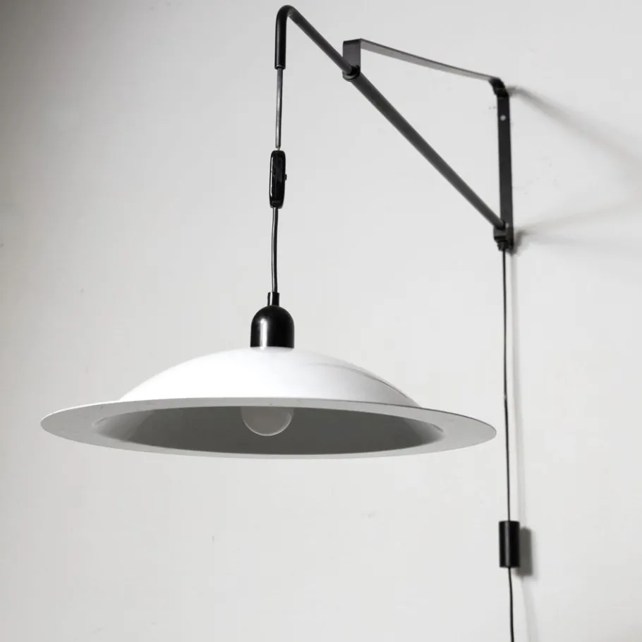Discount Pamono Mid-Century Italian Wall Lamp Potence Counterweight from Stilnovo, 1970s