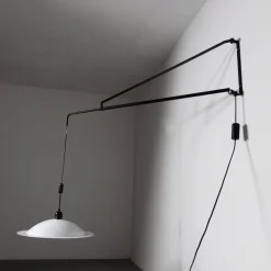 Discount Pamono Mid-Century Italian Wall Lamp Potence Counterweight from Stilnovo, 1970s