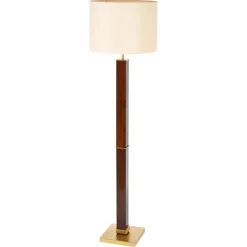 Sale Pamono Mid-Century Italian Wood and Steel Floor Lamp from Zonca Voghera, 1980s