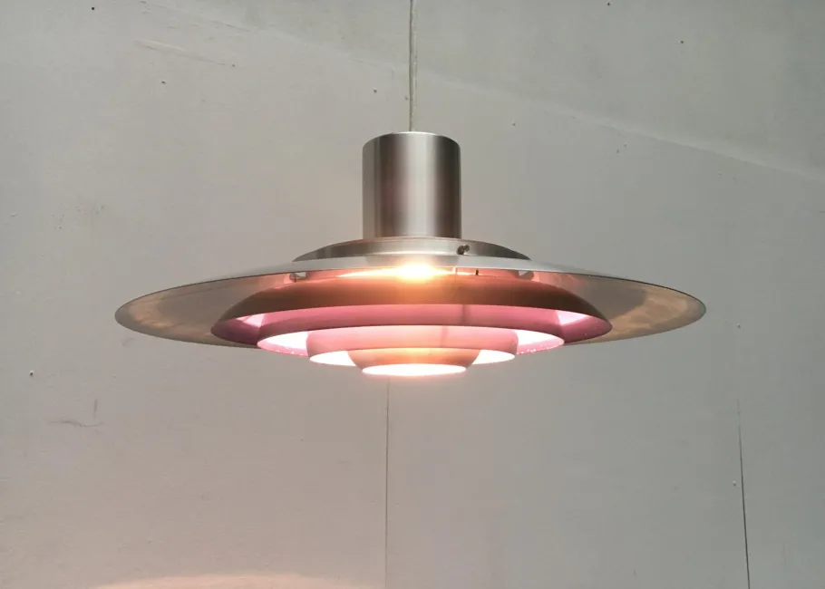 New Pamono Mid-Century Kastholm Pendant Lamp by Preben Fabricius & Jørgen Kastholm for Nordisk Solar