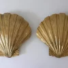 Best Pamono Mid-Century Large Brass Shell Sconces by Hans Möller 1960s, Set of 2