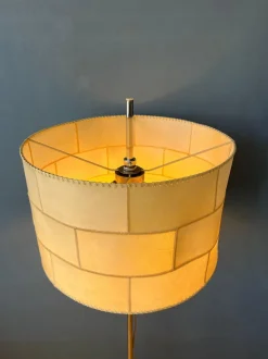 Sale Pamono Mid-Century Leather Floor Lamp from Staff Leuchten, 1970s