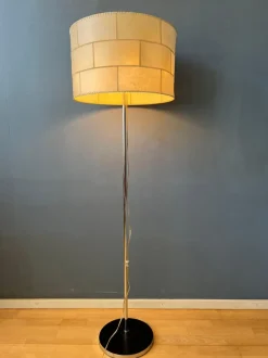 Sale Pamono Mid-Century Leather Floor Lamp from Staff Leuchten, 1970s